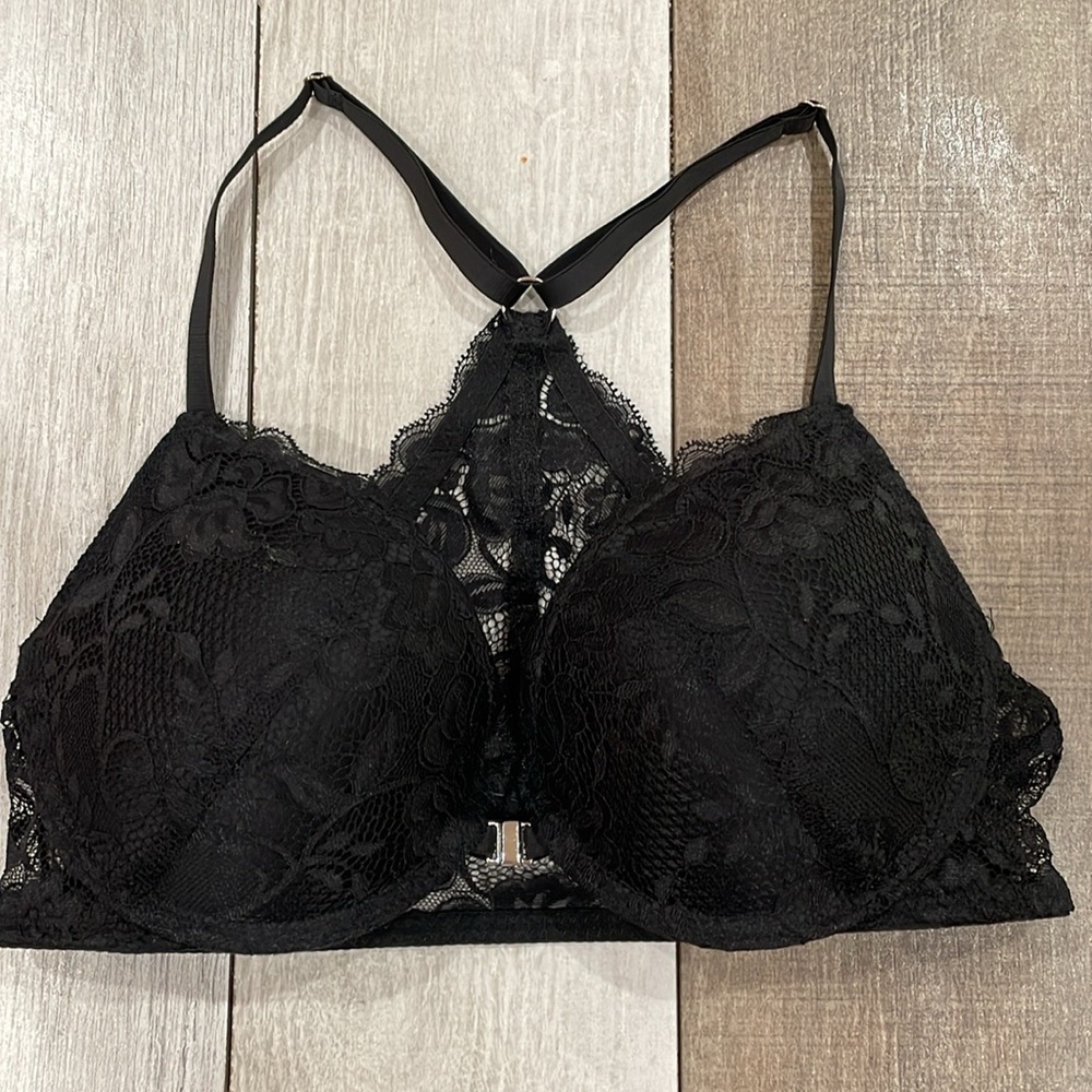 Bundle (No Brand) Padded Underwire Halter Bras Sz 34C - Picture 4 of 10